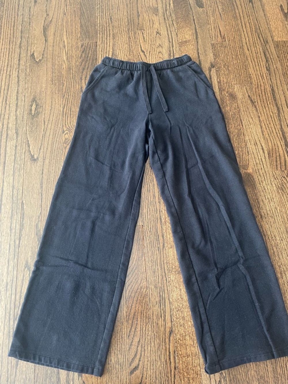 Women’s Black Wide-Leg SweatPants